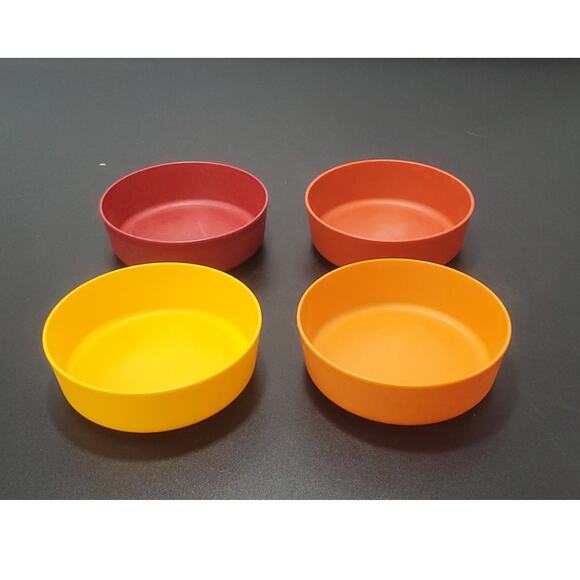 Vintage Tupperware Little Wonders Harvest Snack Bowl, 6oz, No Lids (Set of 4) - Picture 1 of 6